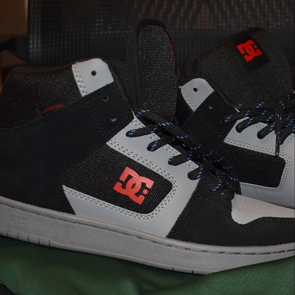 DC Other - Sold DC Skateboarding Shoes Men's Grey, Black & Red Size 11